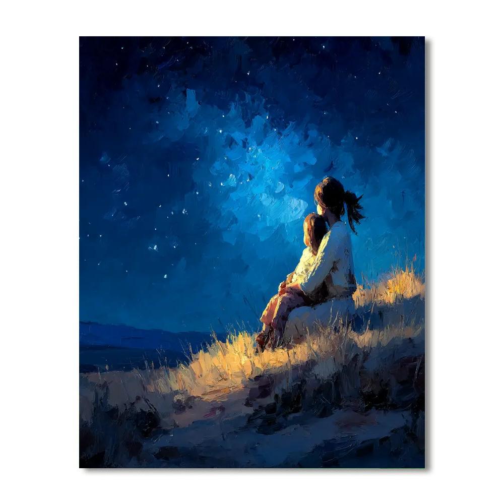 Eternal Bond Beneath The Stars Painting Number Kit