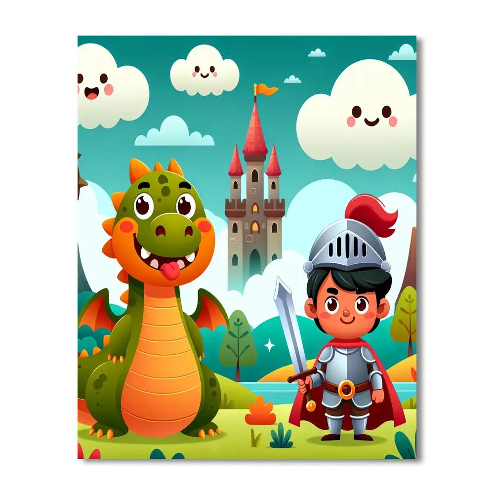 Fabulous Fantasy Fables Paint By Numbers