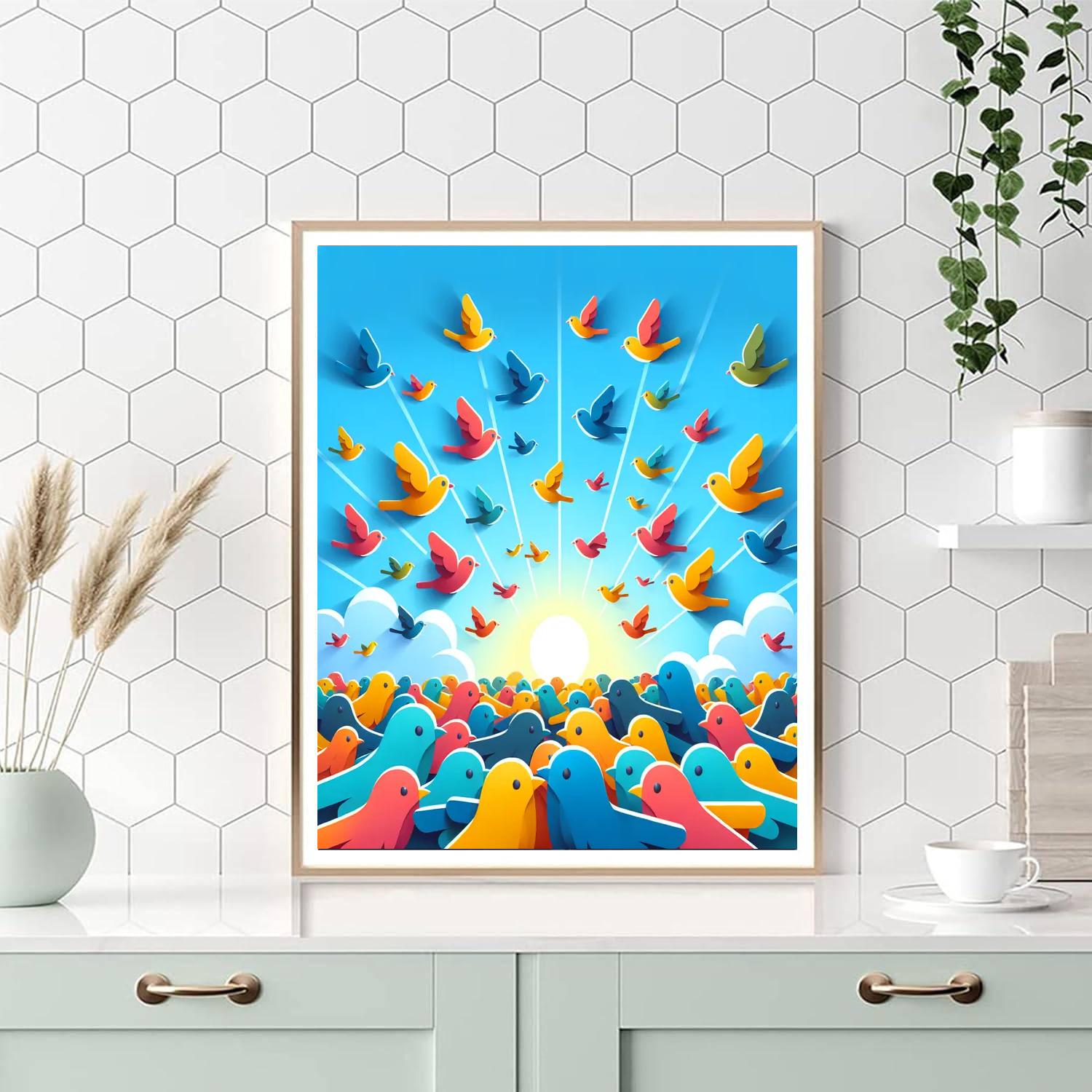 Artistic Aviary Paint By Numbers Kits