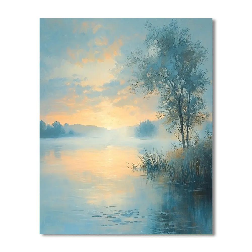 Edgar Degas Inspired Dawn Mist Melody  Paint By Numbers