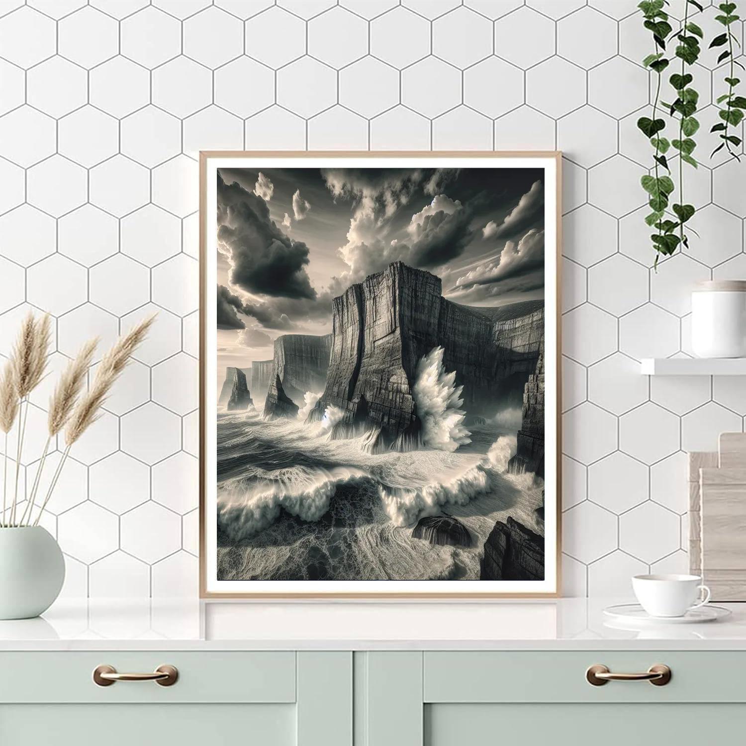 Windswept Coastal Haven Paint By Number