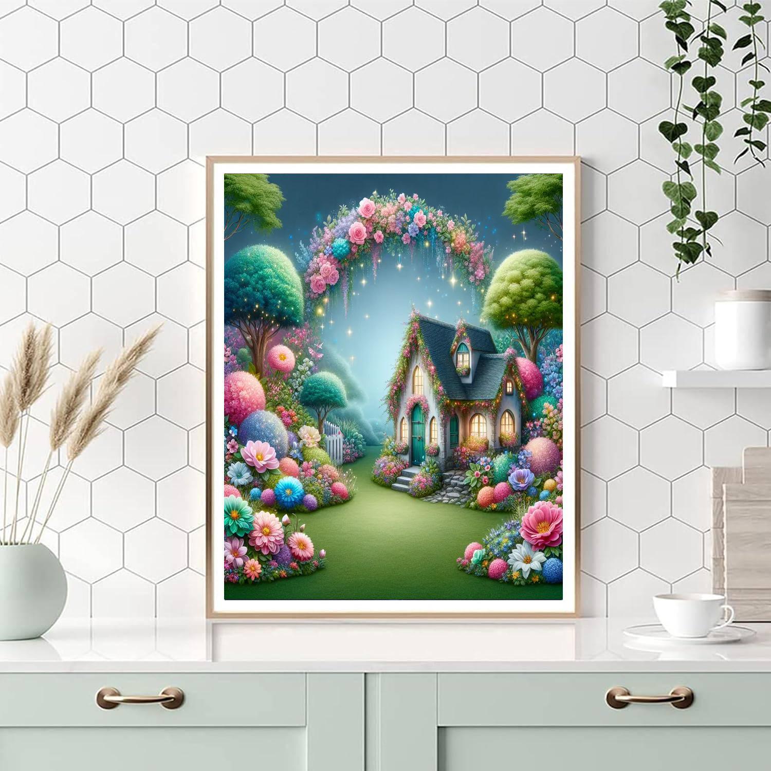 Fairy Tale Cottage Dream Paint By Numbers Kits
