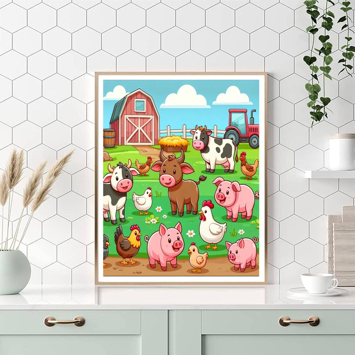 Farmyard Fun Festival Paint By Color