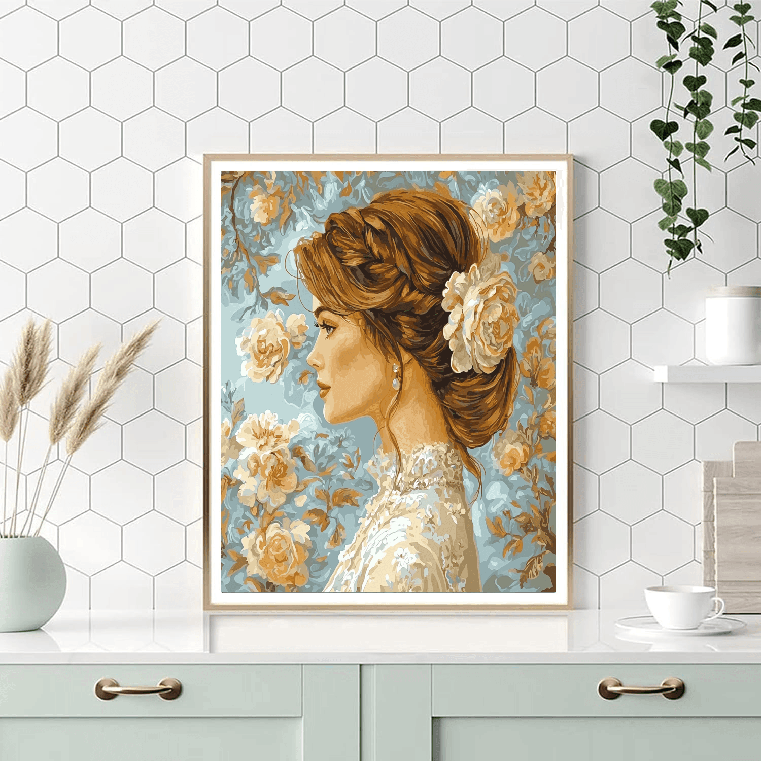 John Singer Sargent Inspired Vintage Allure  Paint By Numbers