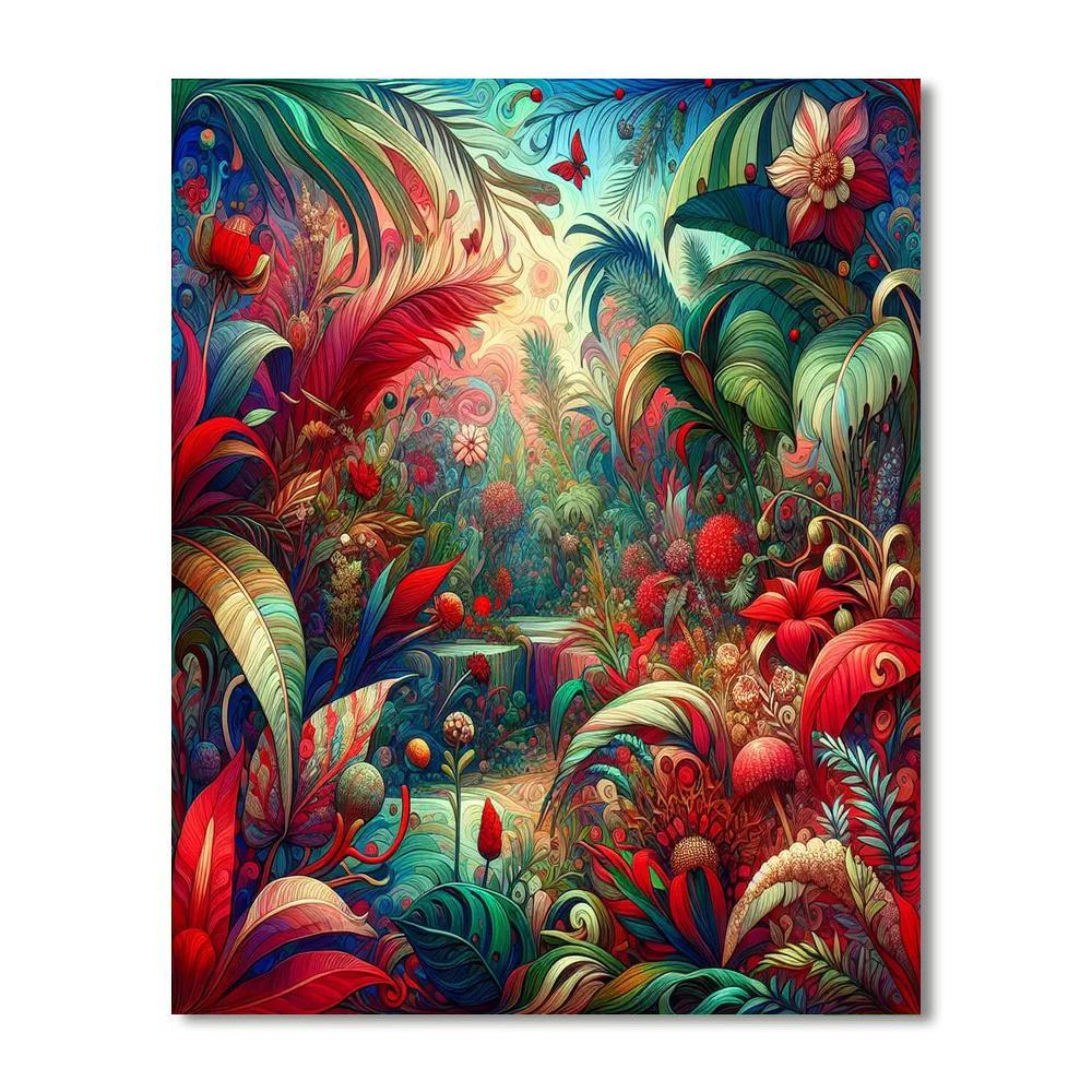 Bohemian Botanical Dream DIY Paint By Numbers