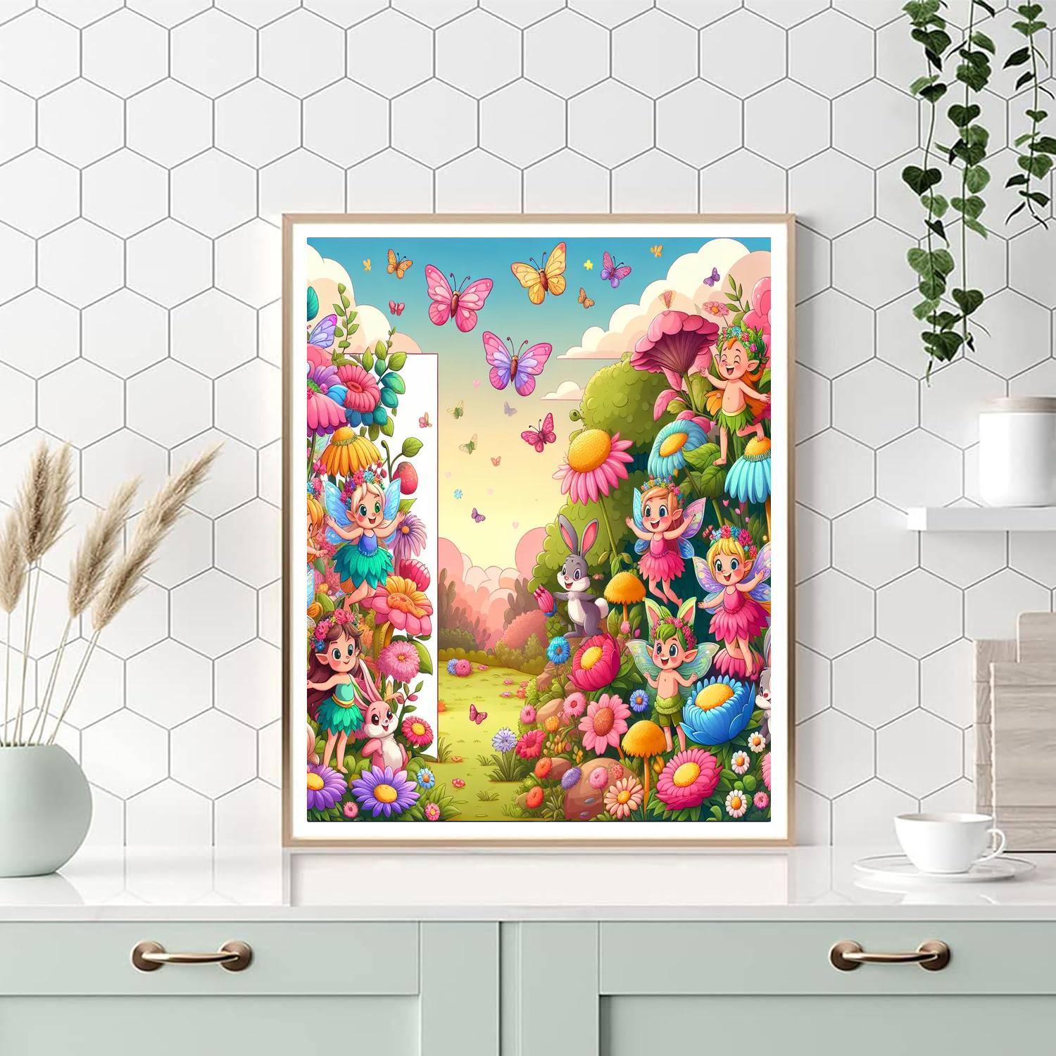 Enchanting Magical Garden Numbered Painting Kits
