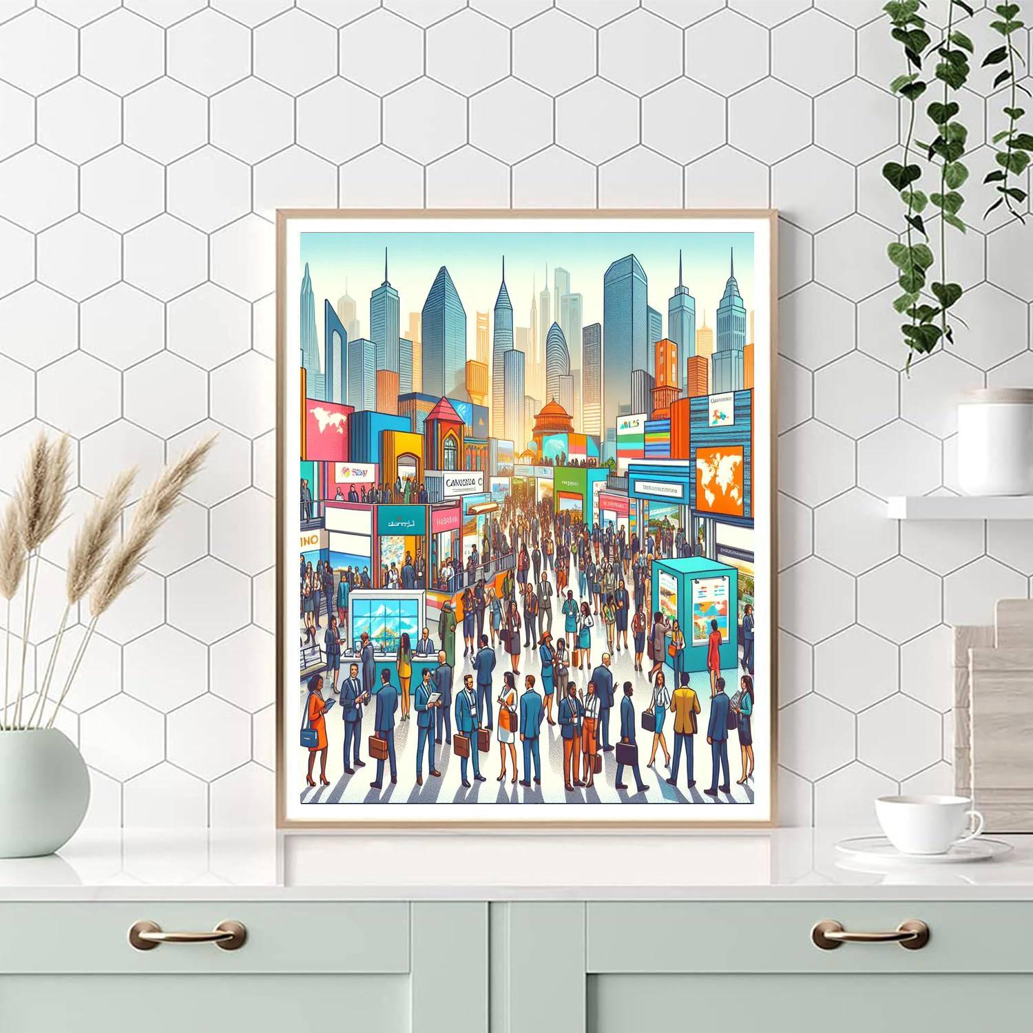 World Travel Market Painting By Numbers Kit