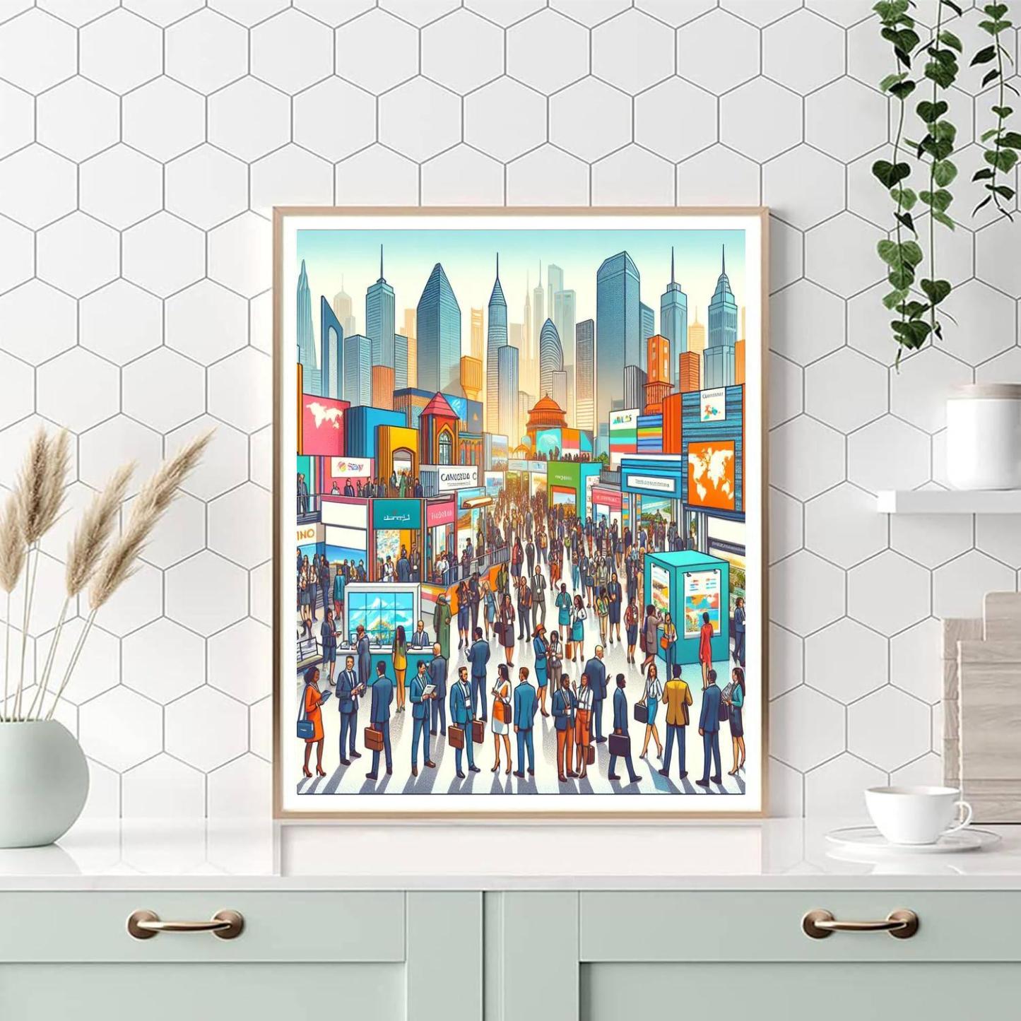 World Travel Market Painting By Numbers Kit