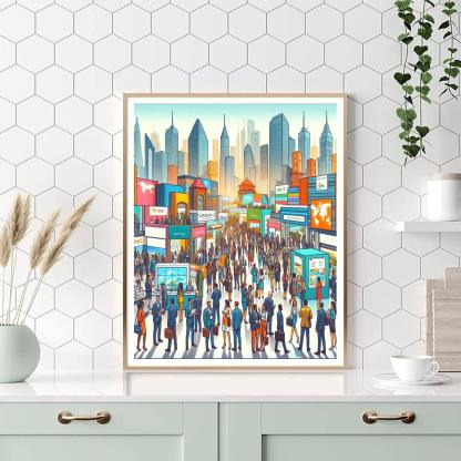 World Travel Market Painting By Numbers Kit