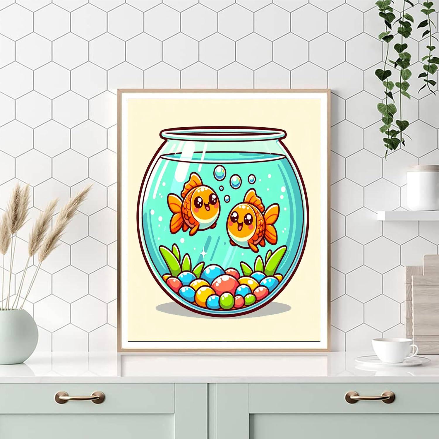 Giddy Goldfish Paint By Number