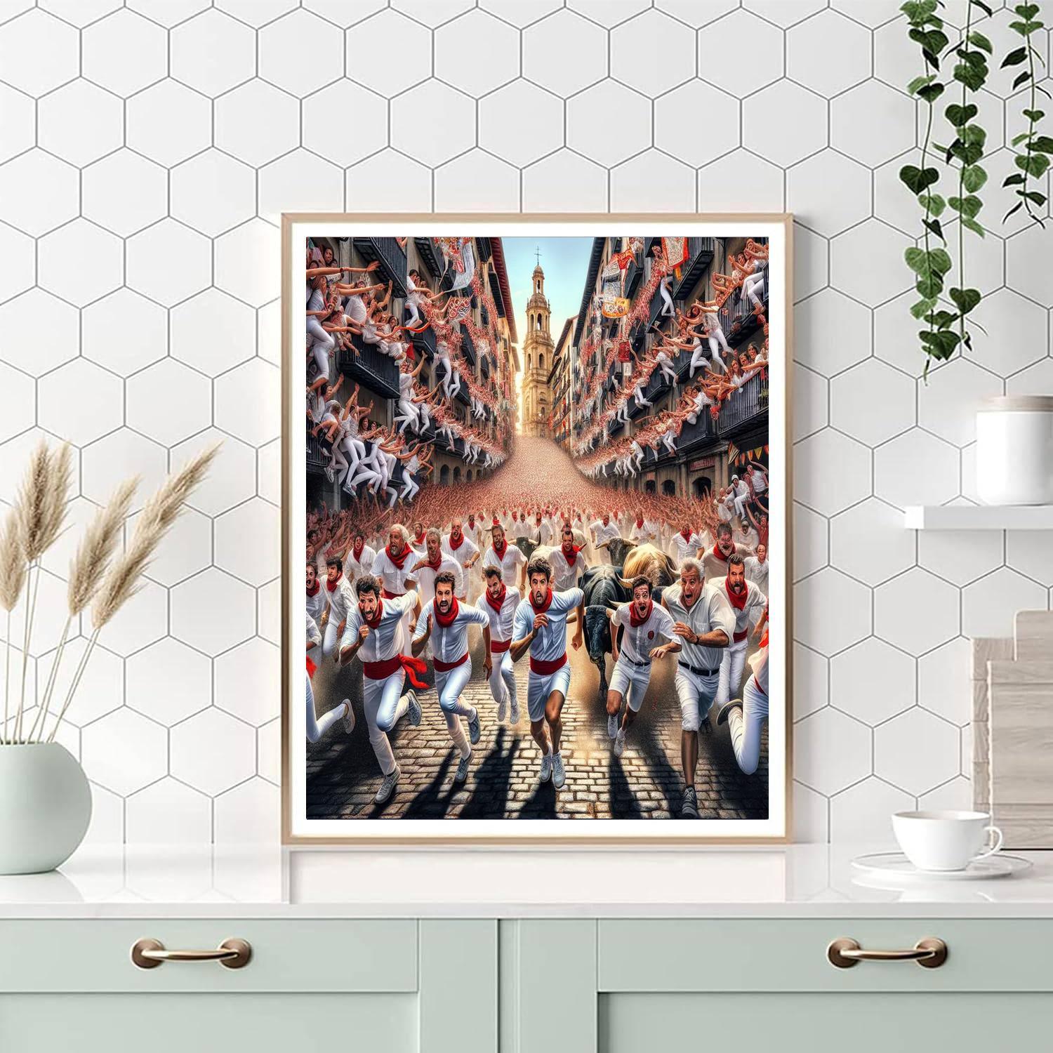 San Fermin Painting By Numbers Kit