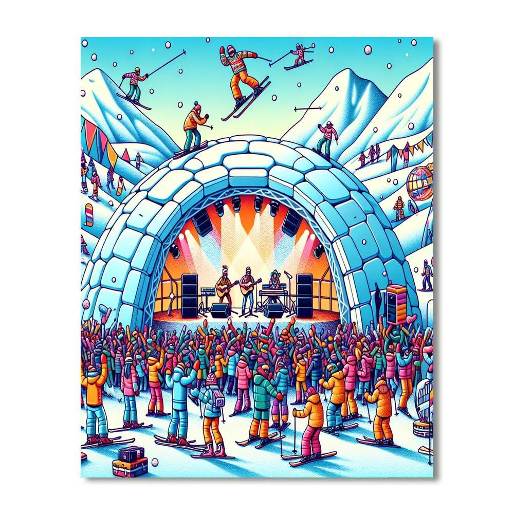 Snowbombing Festival Paint By Number