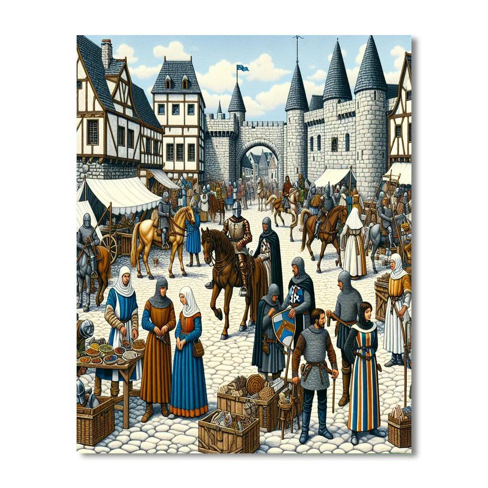 Medieval Week - Sweden Paint By Numbers Kits