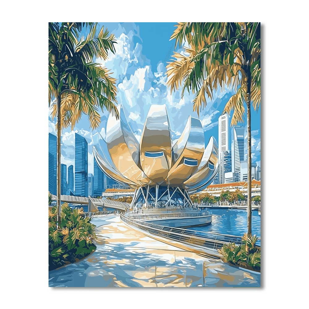 Art Science Museum Painting By Numbers Kit