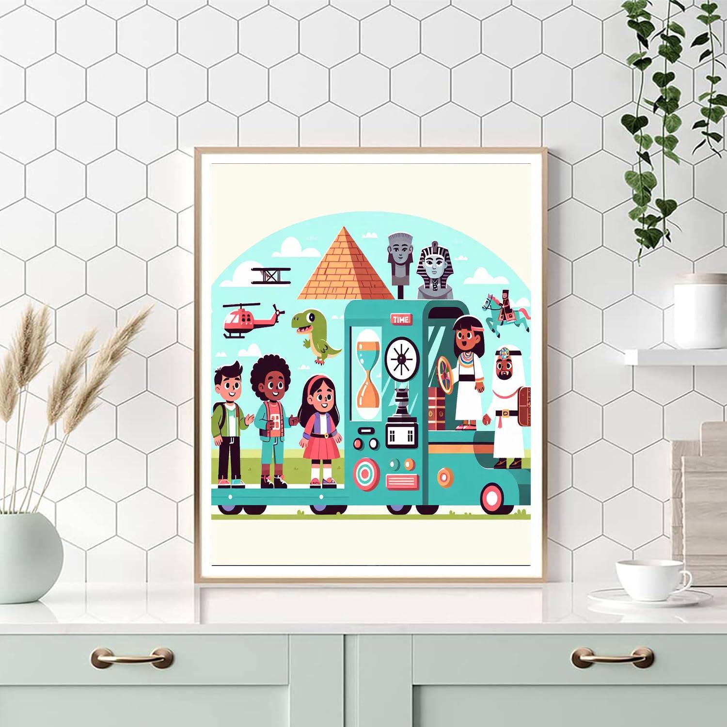 Time Machine Travelers Painting By Numbers Kit
