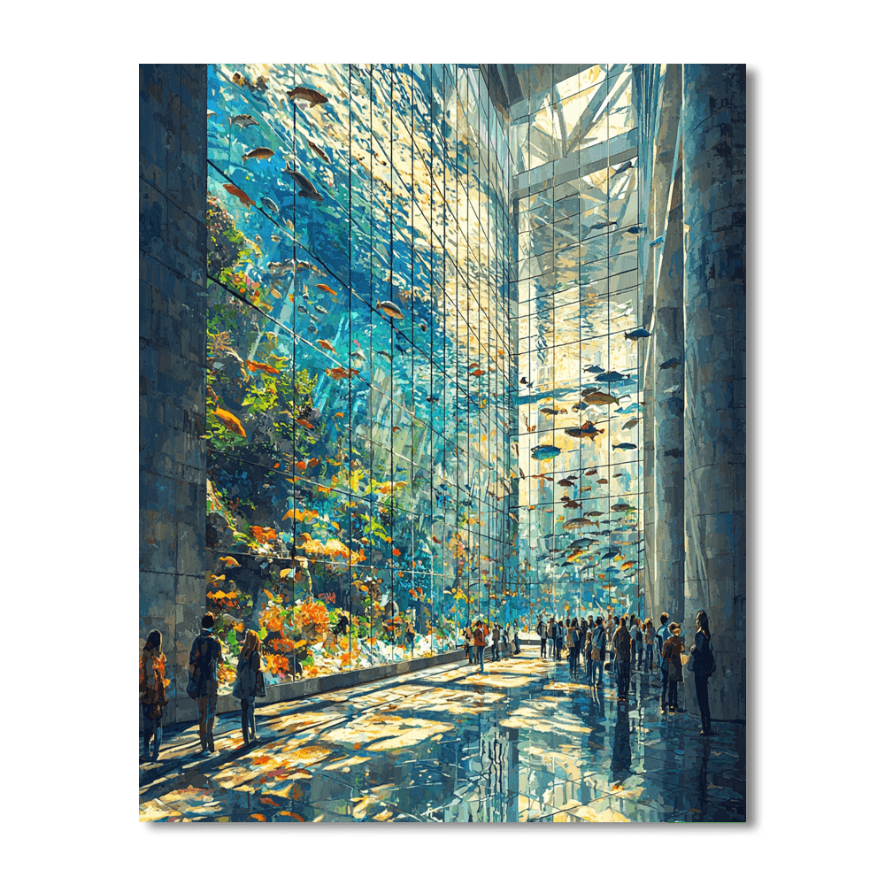 Lisbon Oceanarium Paint By Numbers