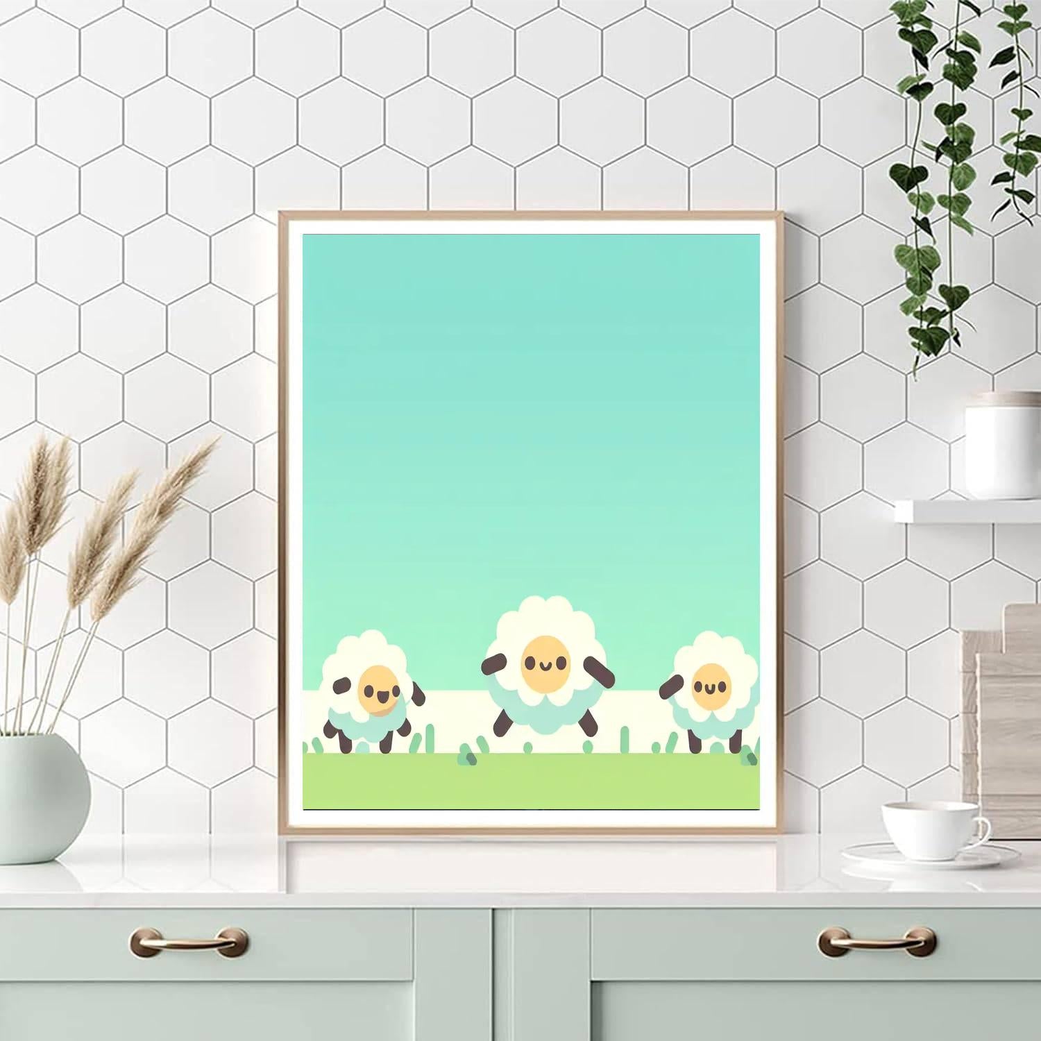 Farmyard Fun With Sheep Numbered Painting Kits
