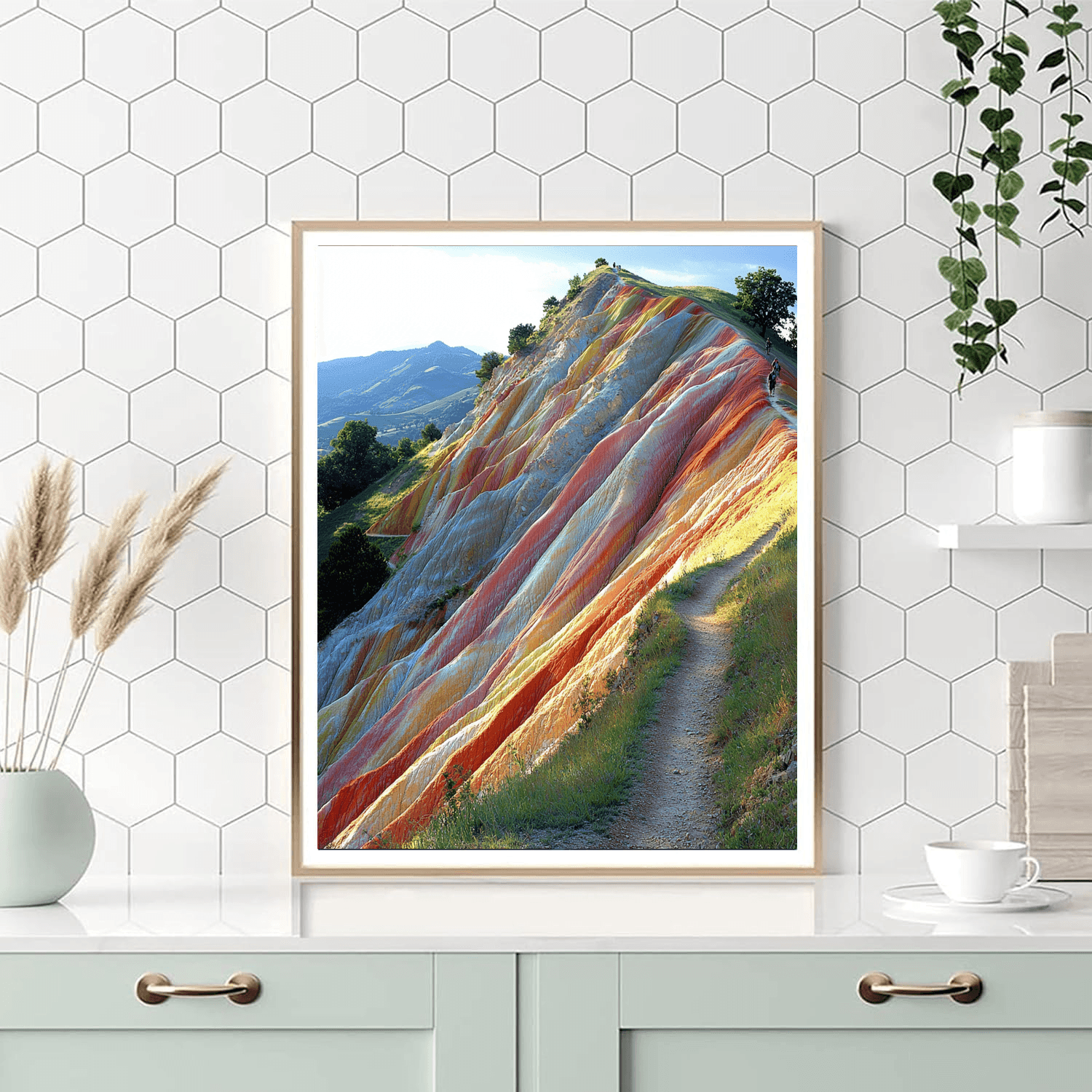 Rainbow Mountain - Peru Paint By Numbers Kits