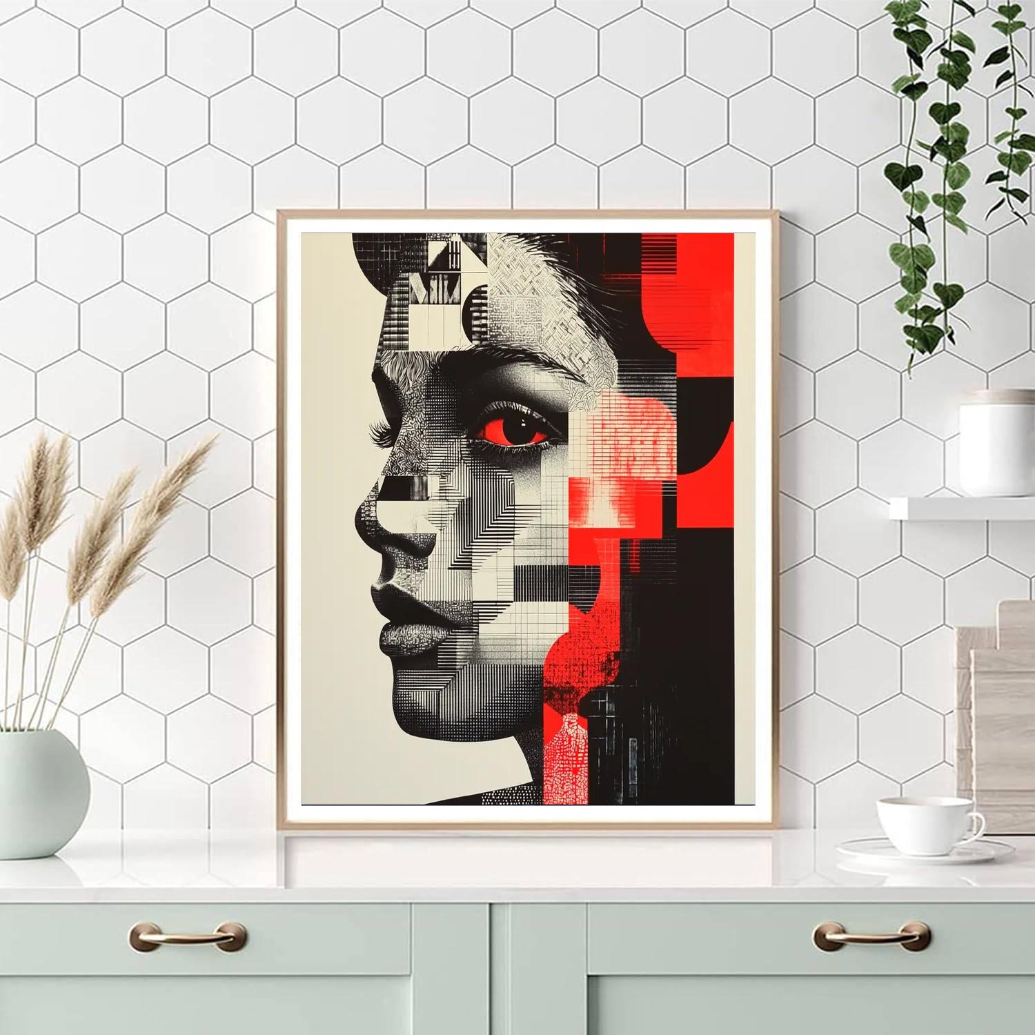 Banksy Inspired Society's Mirrors  DIY Paint By Numbers