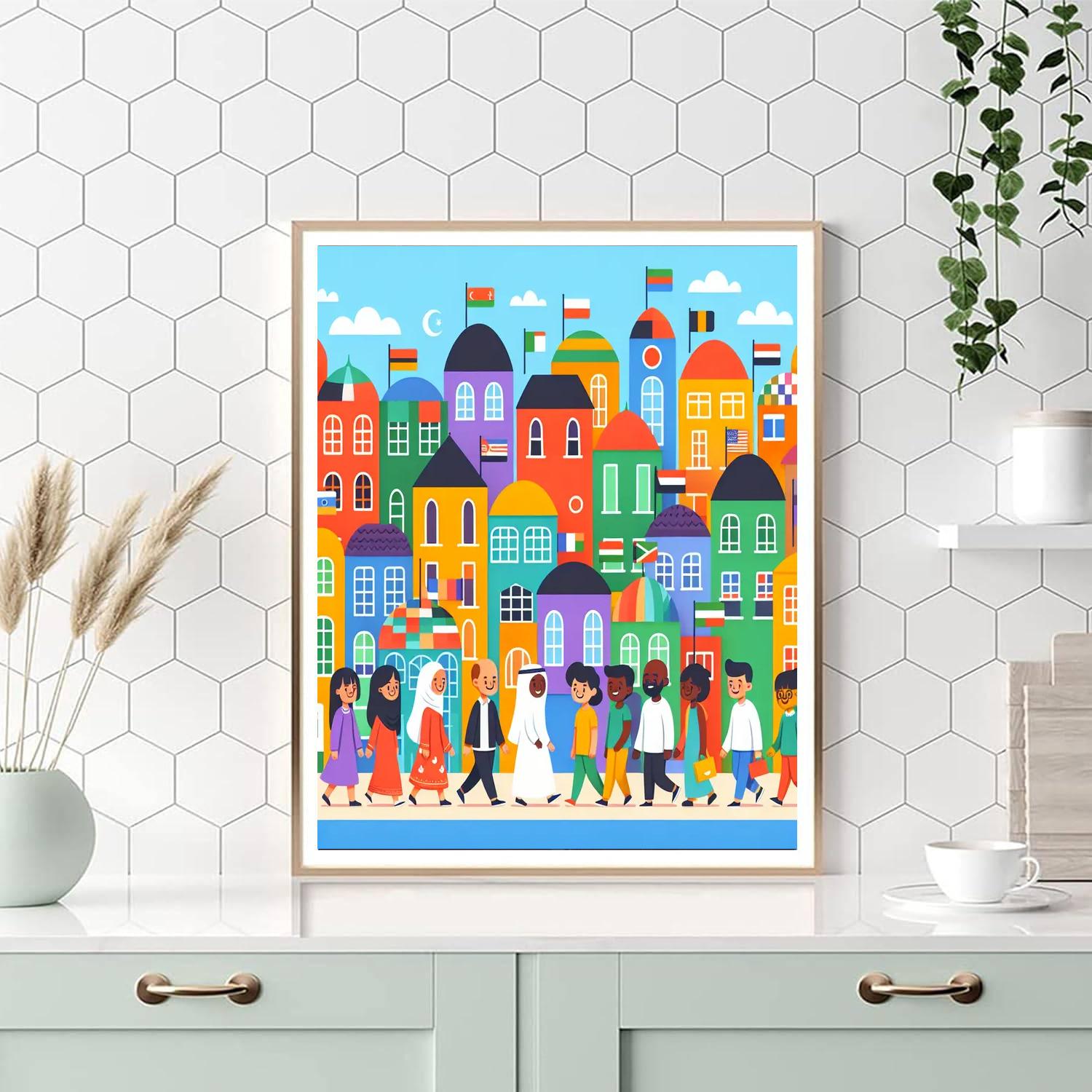 Funky Town Adventure Paint By Numbers Kits