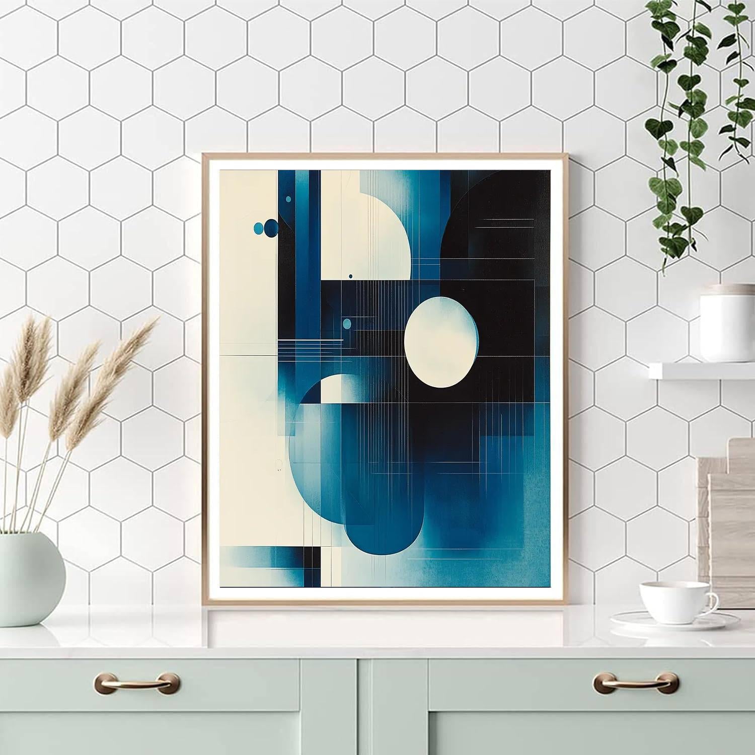 Kazimir Malevich Inspired Temporal Forms  DIY Paint By Numbers