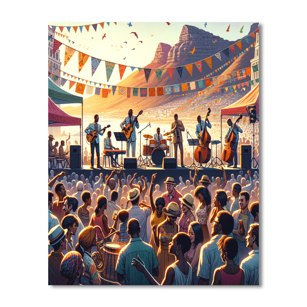 Cape Town International Jazz Festival Paint By Numbers Kits