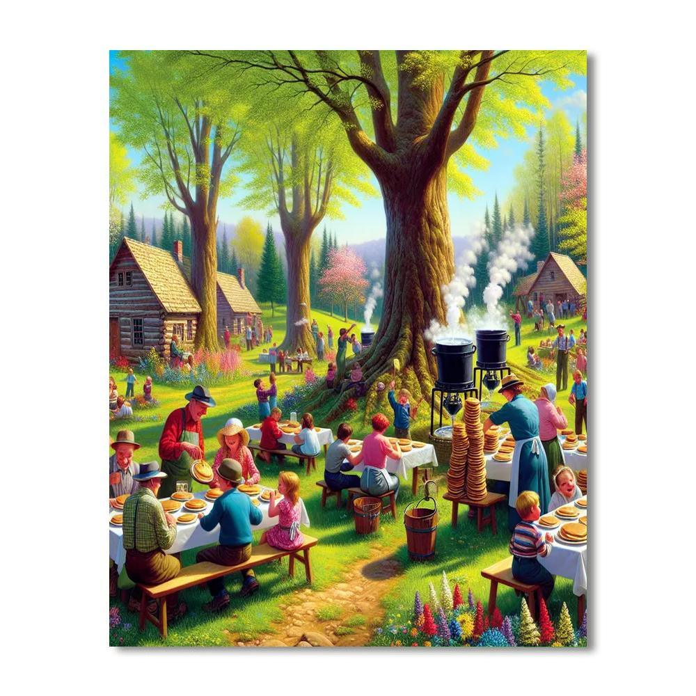 Almonte Maple Syrup Festival - Canada Paint By Numbers