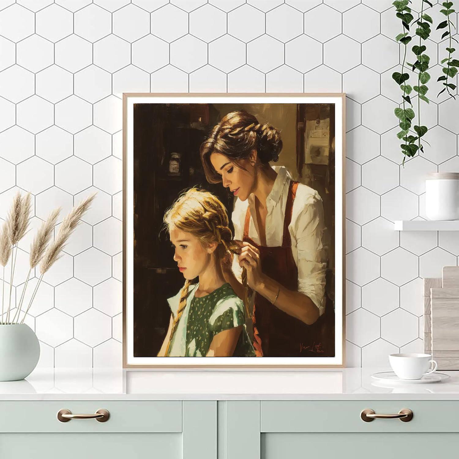 Portrait Of Warmth Numbered Painting Kits