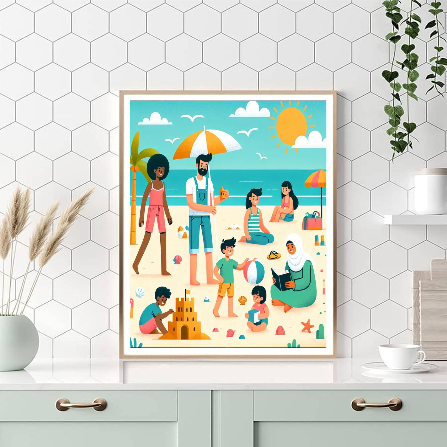 Sunny Seashore Soiree Paint By Color