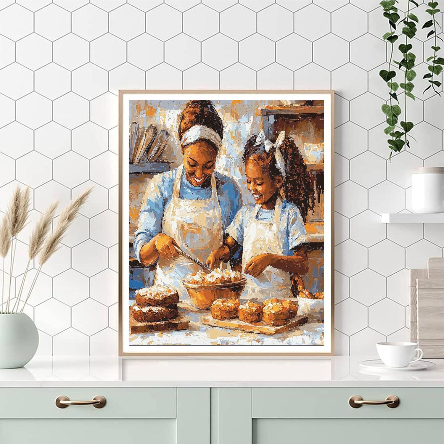 Mom's Secret Recipe Number Painting