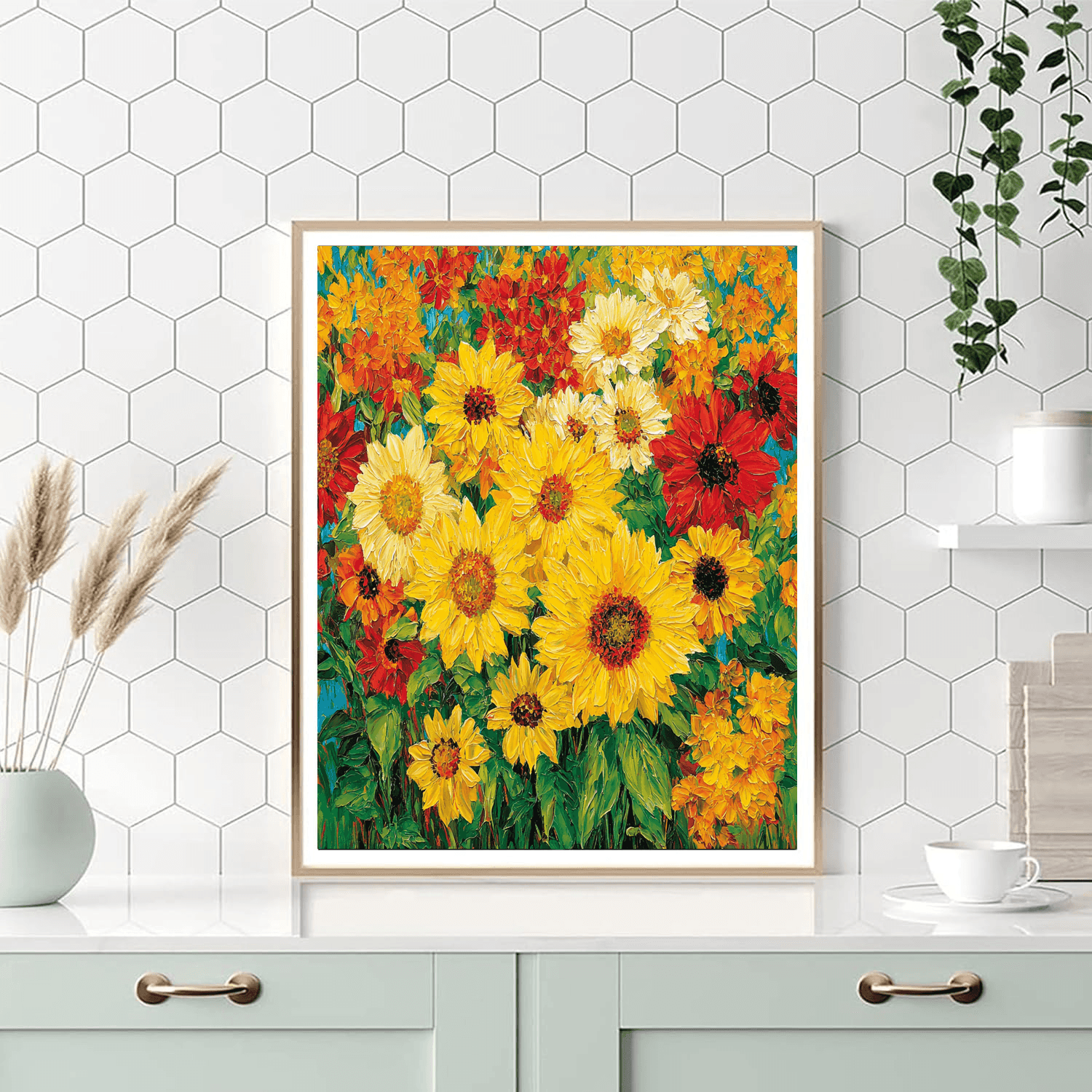 Vincent Van Gogh Inspired Joyful Blooms  Painting By Numbers Kit