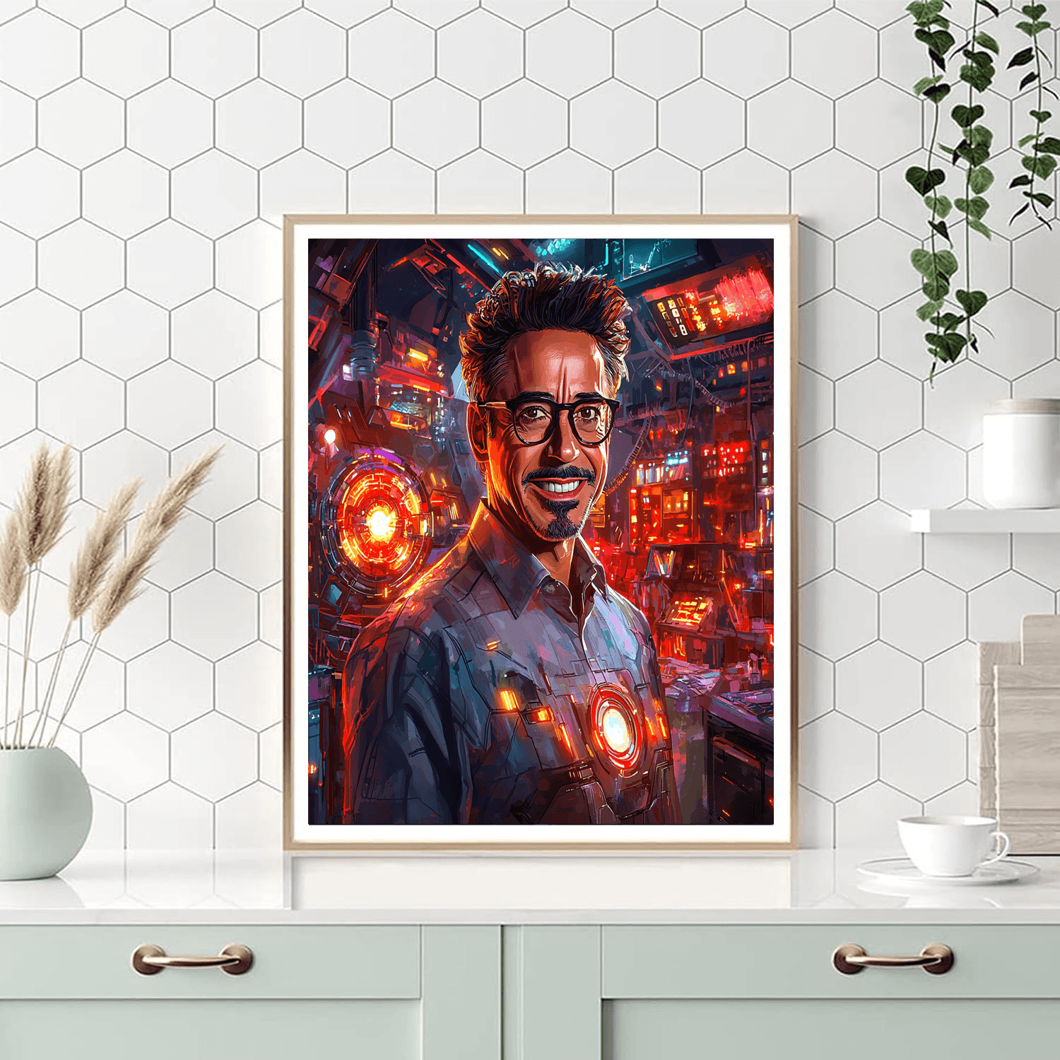 Robert Downey Jr.: The Iconic Iron Legacy Paint By Numbers Kits