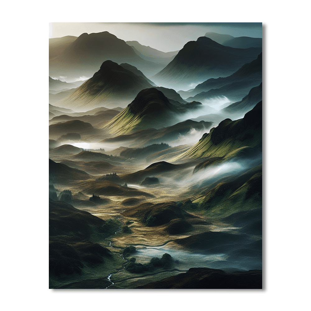 Scottish Highlands Paint By Numbers