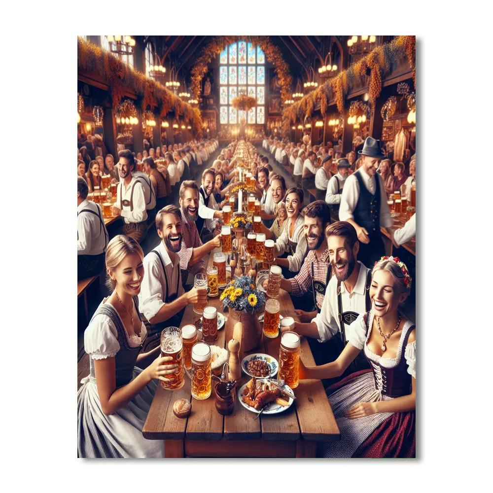 Rathskeller Oktoberfest - Germany Paint By Number