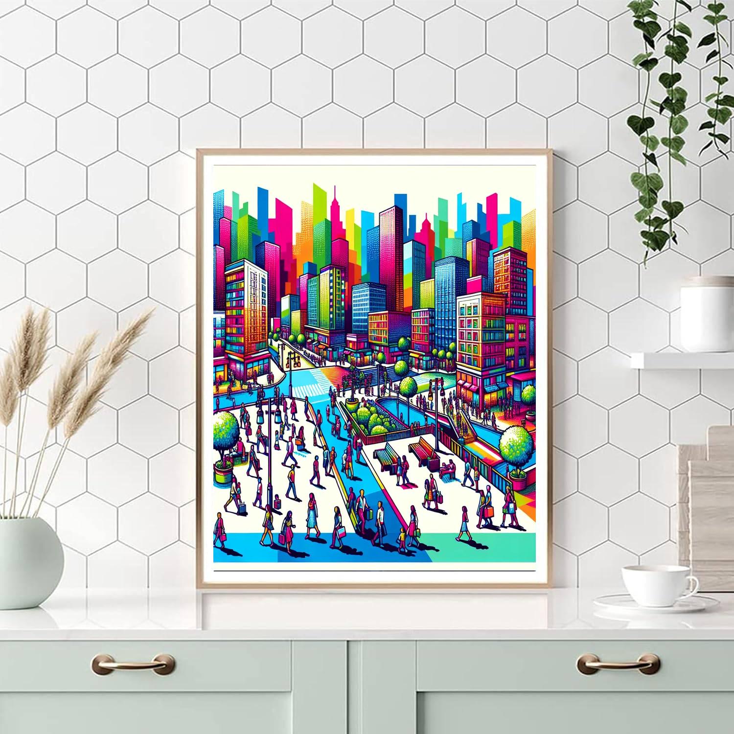 Exciting City Adventures Paint By Numbers