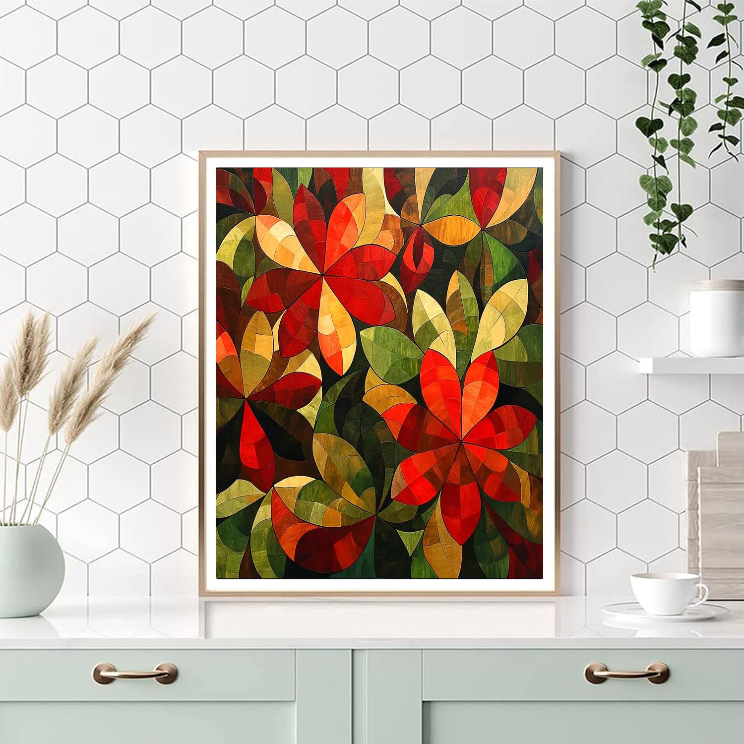 Frida Kahlo Inspired A Tapestry Of Colors  Numbered Painting Kits