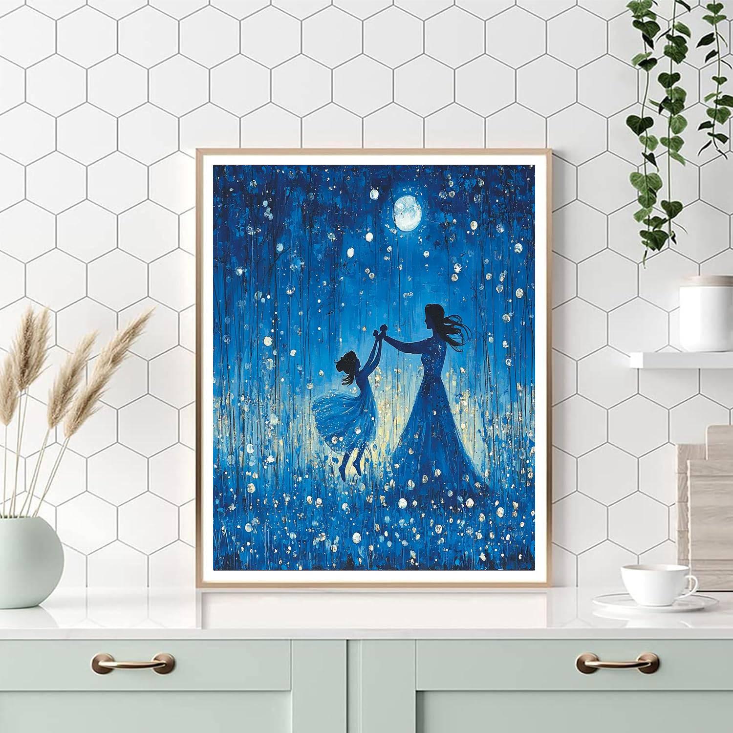 Moonlit Melodies Number Painting