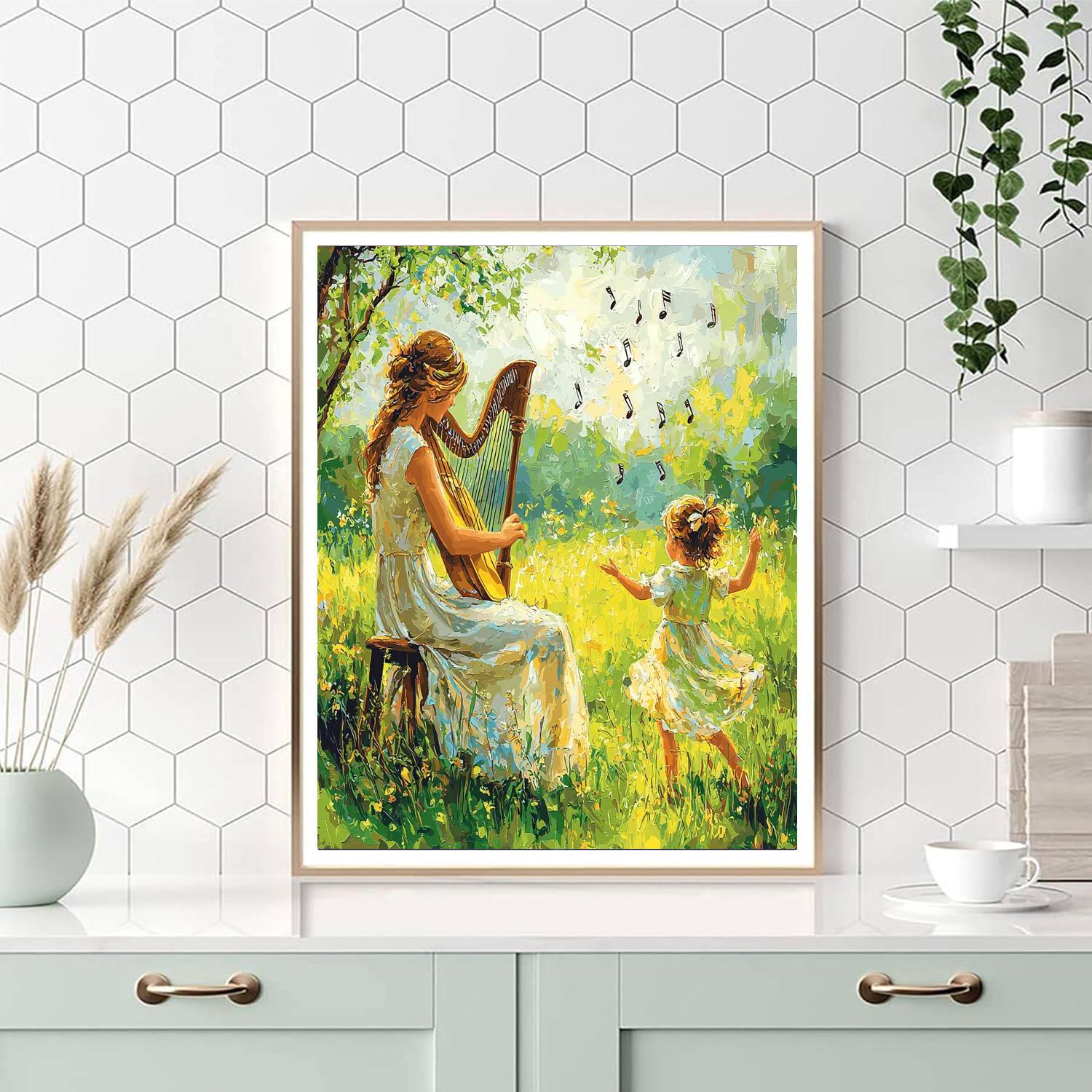 A Mother's Soft Symphony Numbered Painting Kits