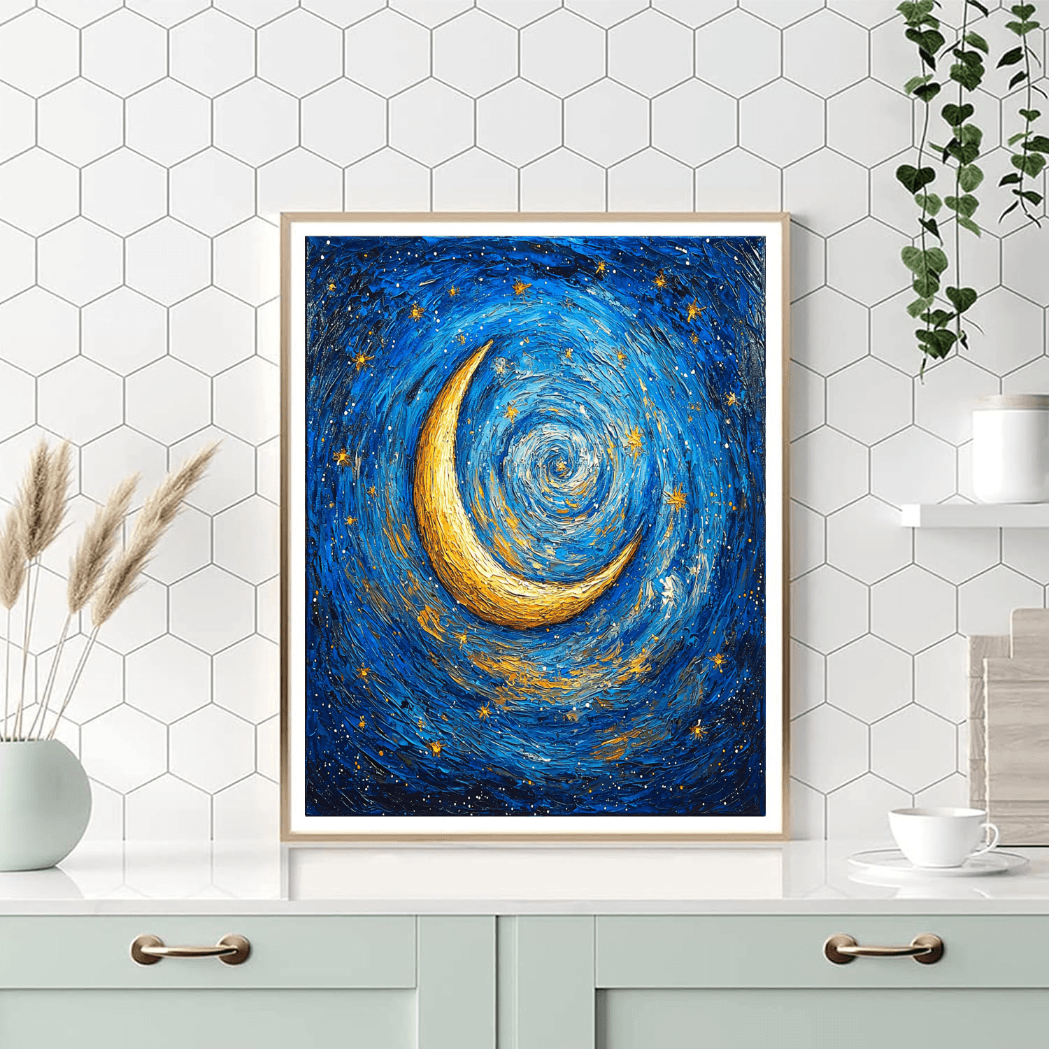 Vincent Van Gogh Inspired Celestial Night Lights  Numbered Painting Kits