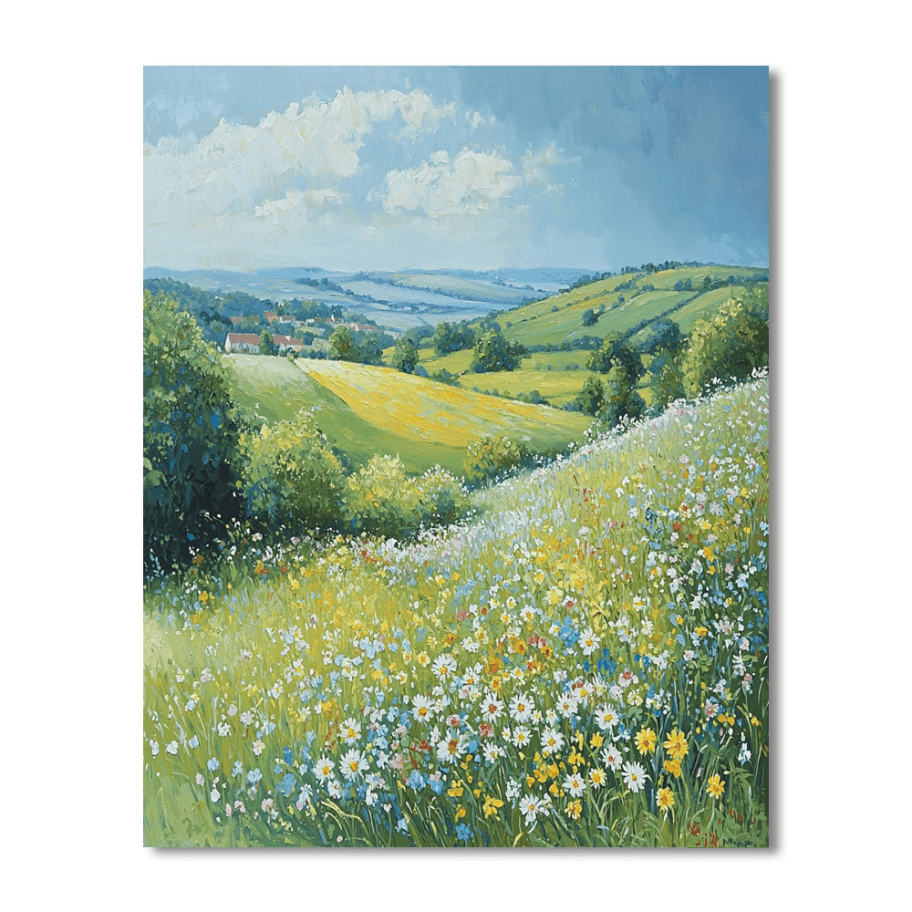 John Constable Inspired A Stroll Through The Meadow  Paint By Numbers Art
