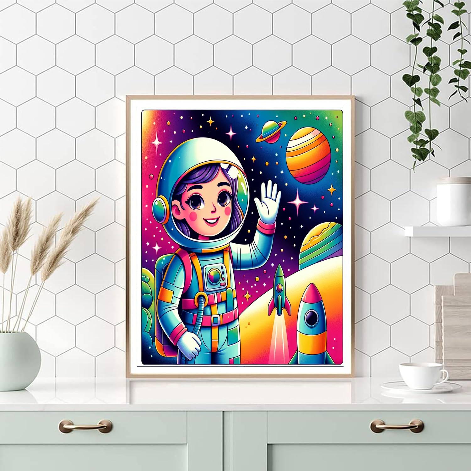 Astro Explorer Mission Paint By Number