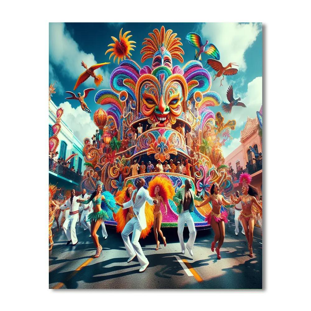 Calle Ocho Festival - Miami, Usa Paint By Numbers Kits