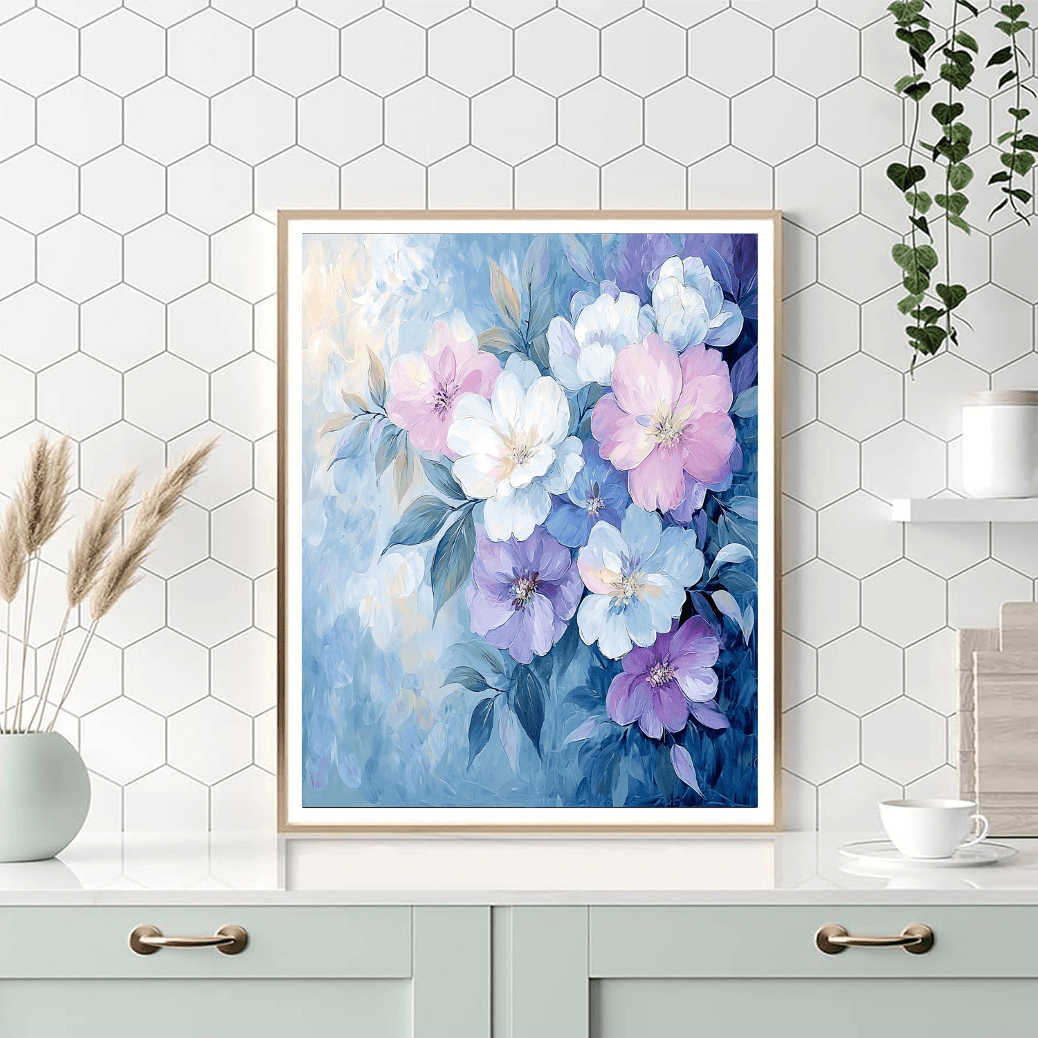 Renoir Inspired Serene Floral Symphony - DIY Painting By Numbers Kit