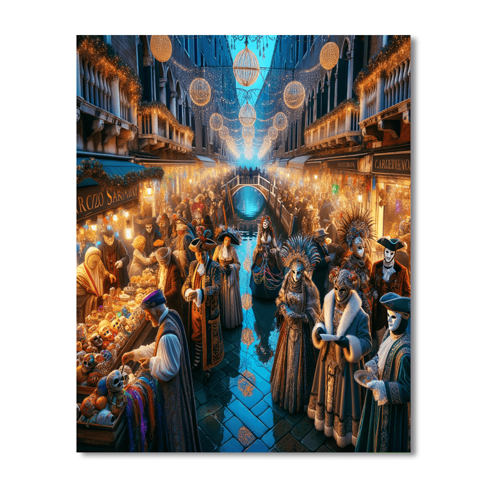 Carnival Of Venice Painting Number Kit