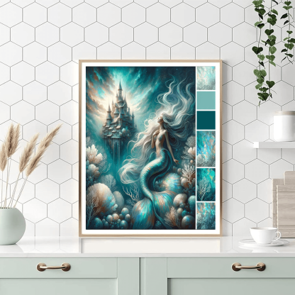 Mermaid's Dream Paint By Numbers Art