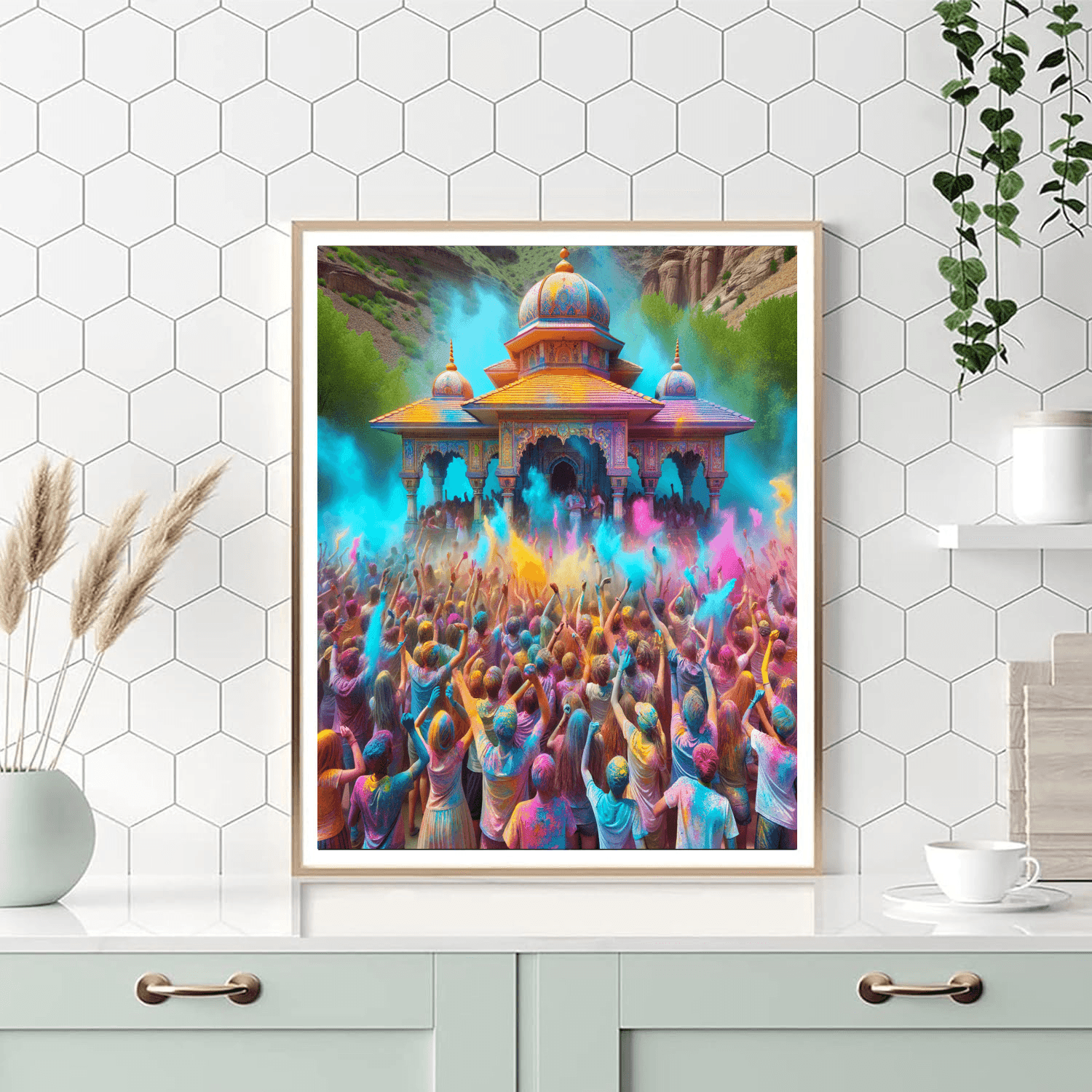 The Holi Festival Of Colors - Utah, Usa Paint By Color