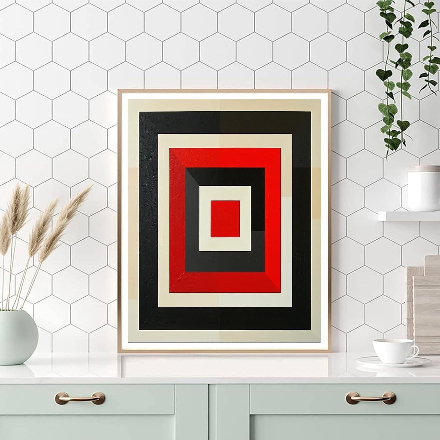 Kazimir Malevich Inspired Simplicity In Balance  Paint By Color