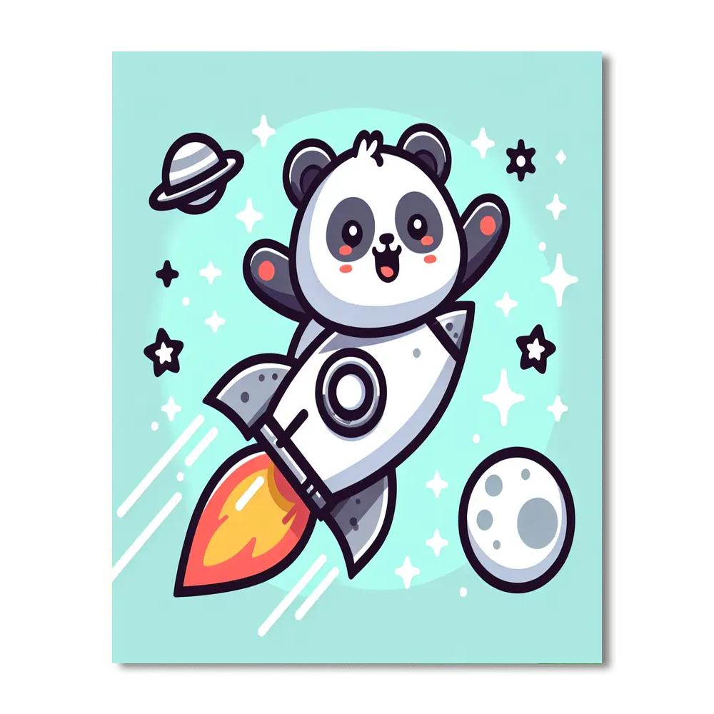Rocket Panda Mission Numbered Painting Kits