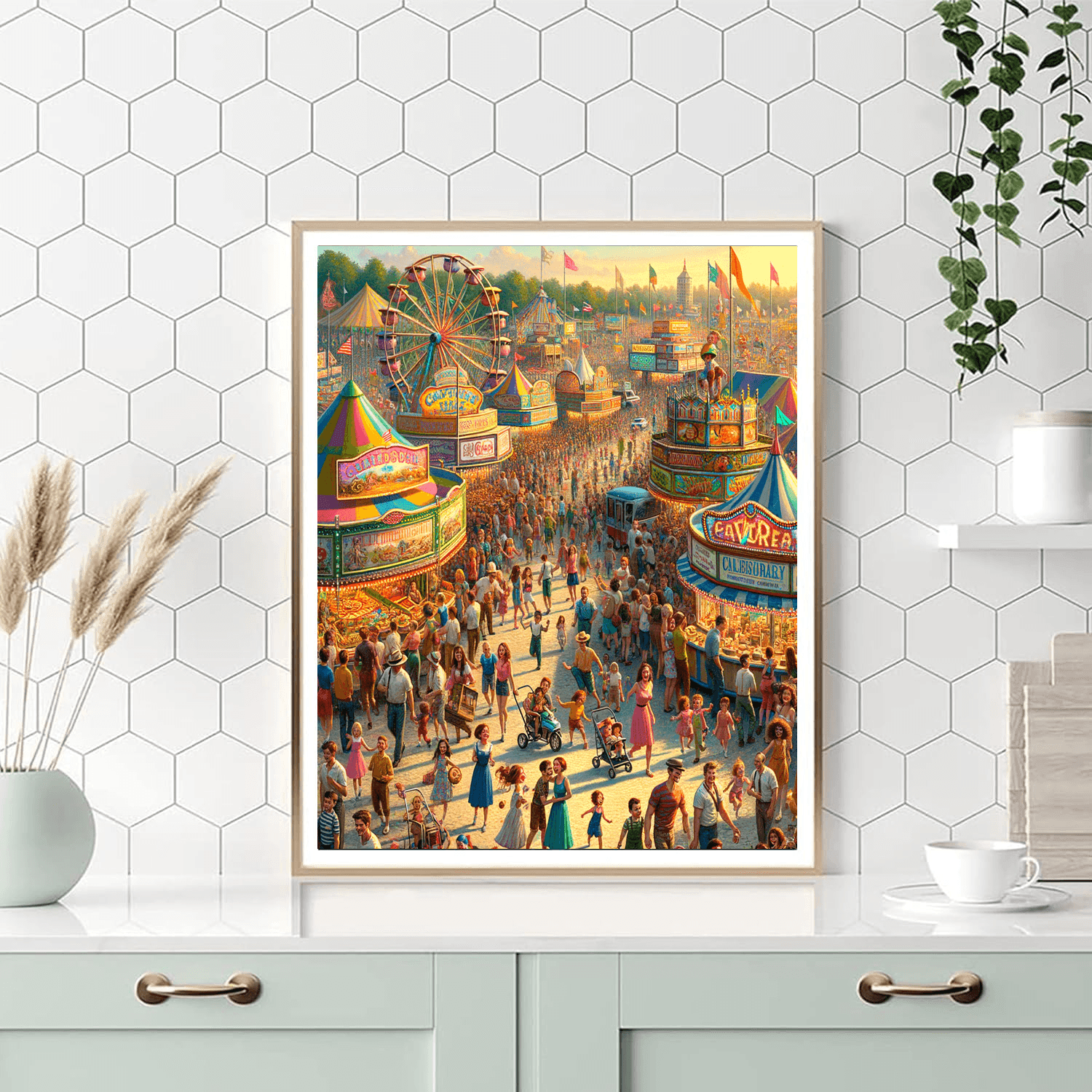 Oklahoma State Fair - Usa Painting By Numbers Kit