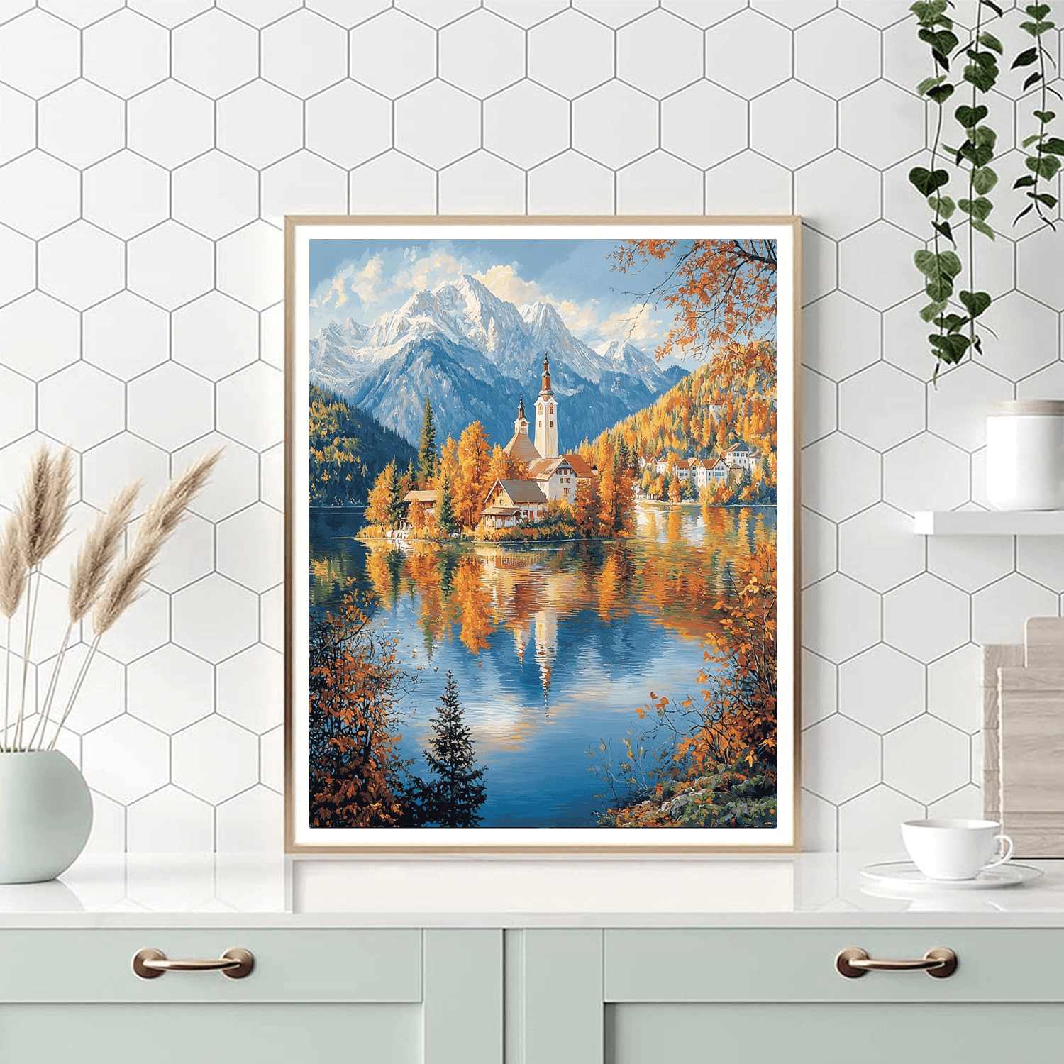 Lake Bled's Island Paint By Numbers Kits